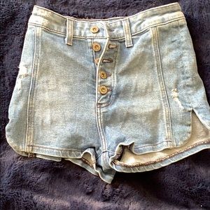 Carmar jean bootie shorts